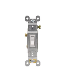 15 Amp Single Pole Toggle Switch Residential Grade