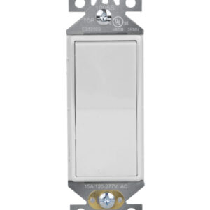15 Amp Single Pole Decorator Residential Grade Wall Switch