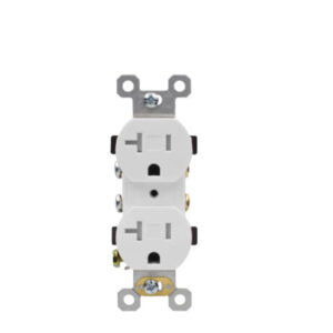 20 Amp Tamper Resistant Residential Grade Duplex Receptacle