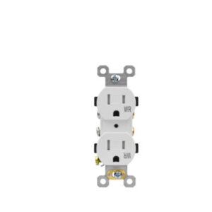 15 Amp Tamper Resistant & Weather Resistant Residential Grade Duplex Receptacle