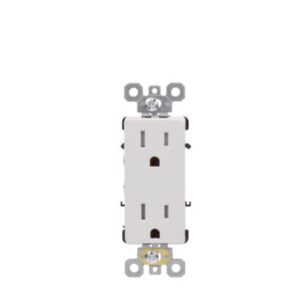 15 Amp Tamper Resistant Commercial Grade Decorative Duplex Receptacle
