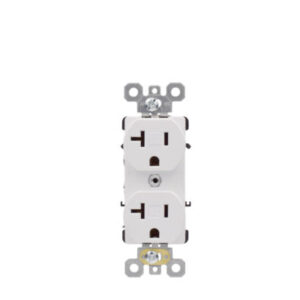 20 Amp Tamper Resistant Commercial Grade Decorative Duplex Receptacle