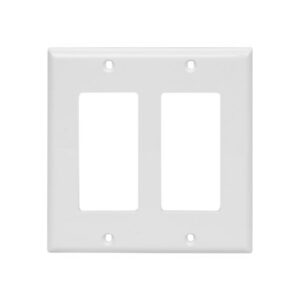 2 Gang STD Decorator Device Wall Plate-Urea