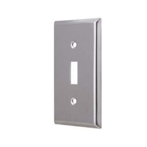 1-Gang Stainless Steel Toggle Switch Wall Plate