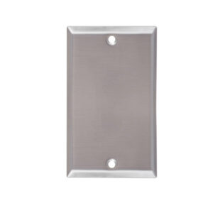 1 Gang Stainless Steel Blank Wall Plate