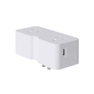 4.2 AMP USB Wall Charger Type A+C | 15 AMP Double Outlet Travel Adapter | NEMA 5-15R