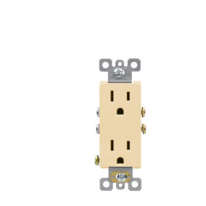 15 AMP Residential Grade Decorative Receptacle | Side-Wire & Push-Wire