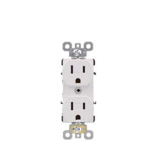 15 AMP Commercial Grade Tamper Resistant Duplex Receptacle | Side-Wire & Back-Wire