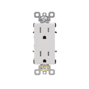 15 AMP Residential Grade Tamper Resistant Decorative Receptacle | Side-Wire & Push-Wire | 10-pack of 030301