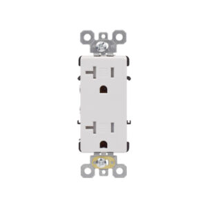 20 AMP Commercial Grade Tamper Resistant Decorative Receptacle | Side-Wire & Back-Wire | 10-pack of 030531