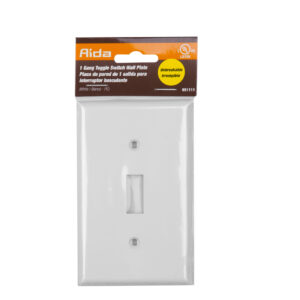 1-Gang Toggle Switch Thermoplastic Wall Plate