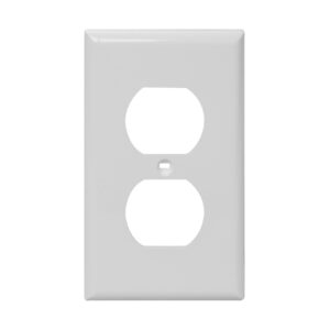 1-Gang Duplex Receptacle Thermoset Wall Plate
