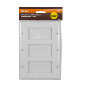 3-Gang Decorative Thermoplastic Wall Plate