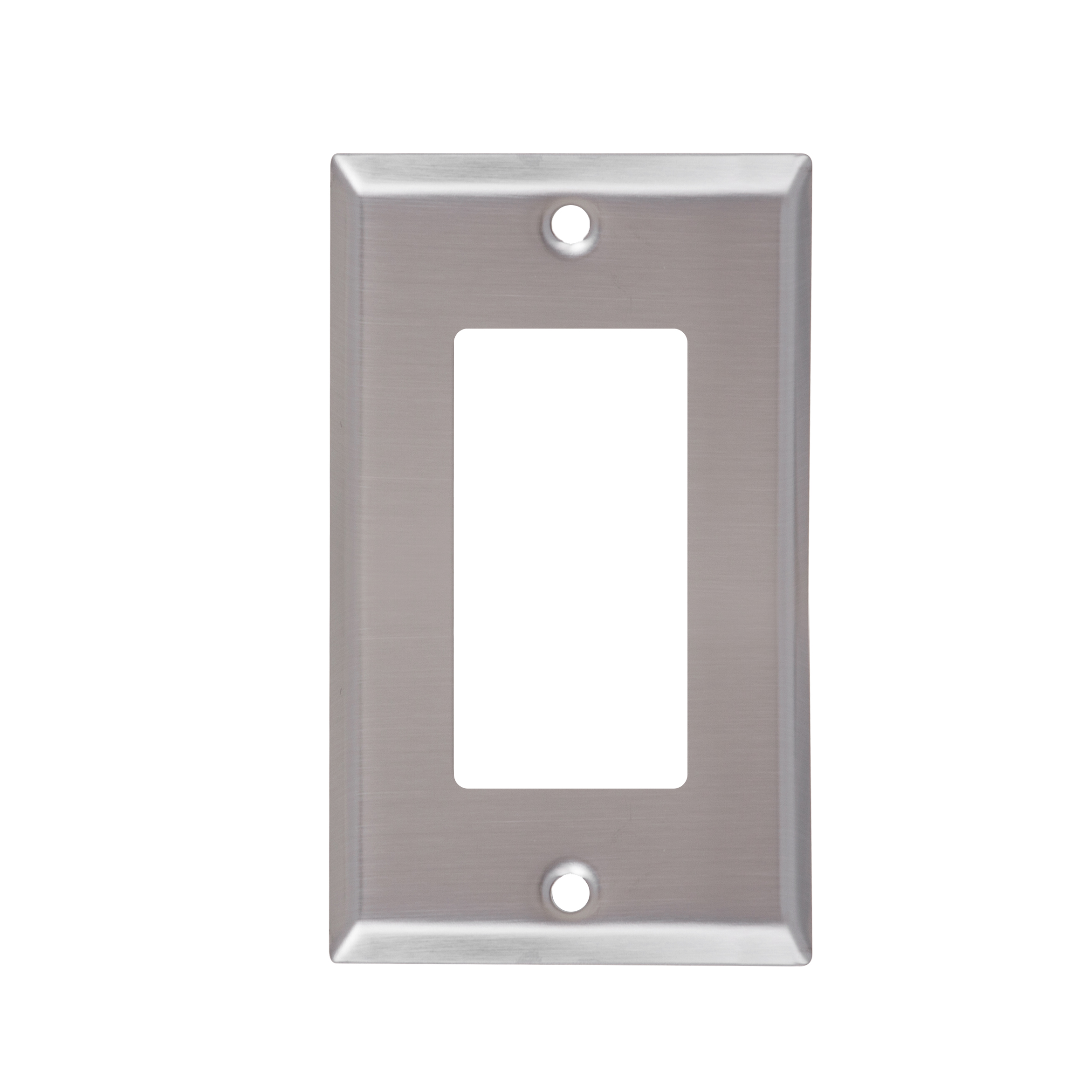 1-Gang Decorative Stainless Steel Wall Plate