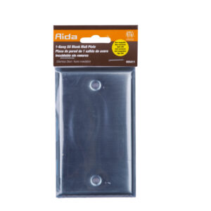 1-Gang Blank Stainless Steel Wall Plate