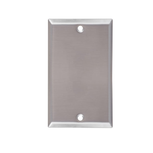 1-Gang Blank Stainless Steel Wall Plate