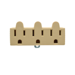 15 AMP 3-Wire Single-to-Triple Outlet Grounding Adapter | NEMA 1-15P & 5-15R