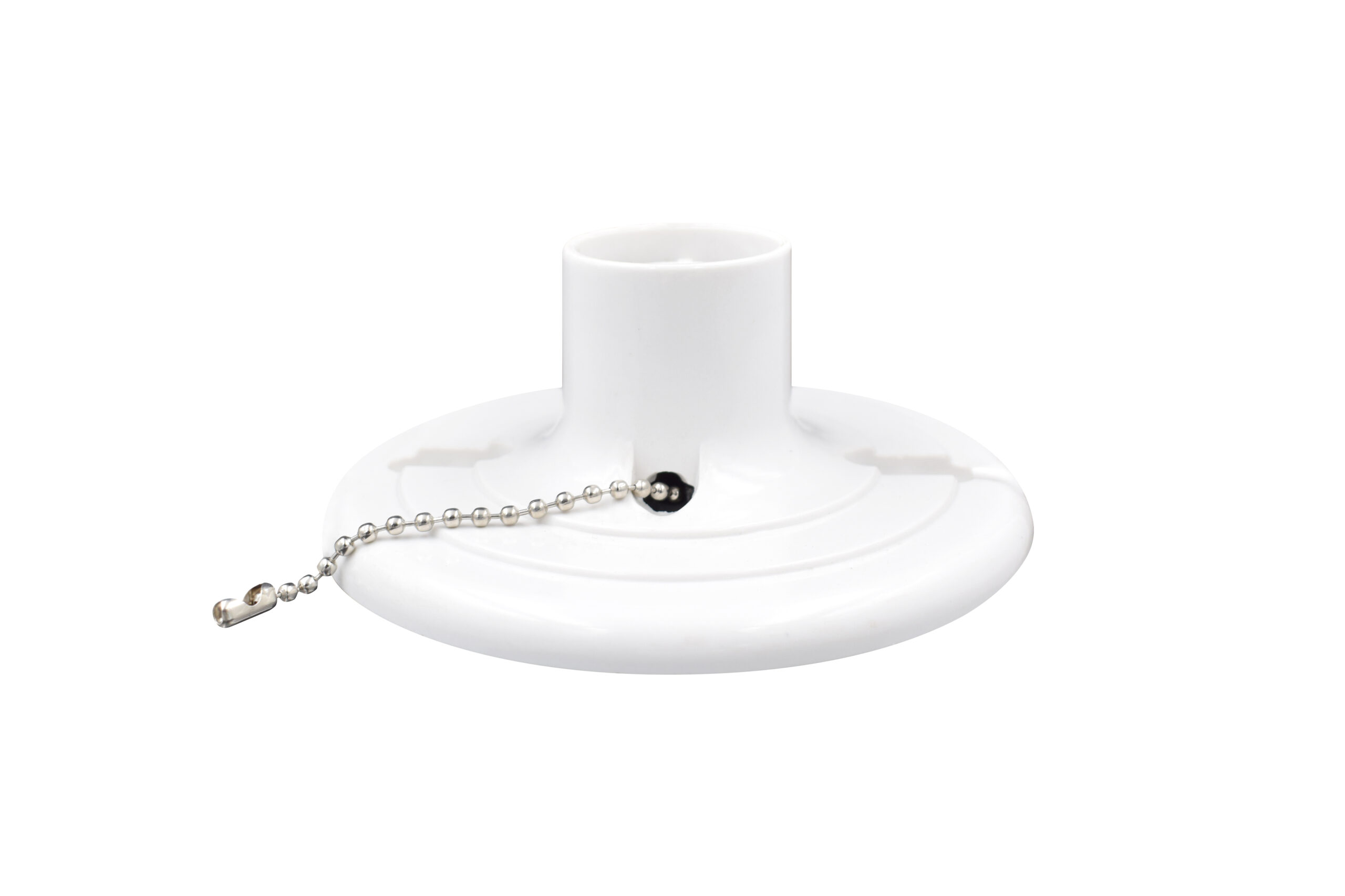 Plastic Pull Chain Ceiling Lampholder